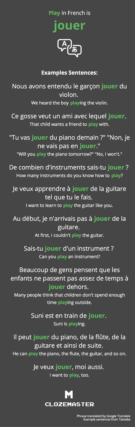 let's play traduction|let's play in french.